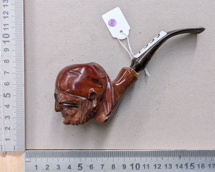 1 ancienne pipe sculptée - Dimensions et état voir