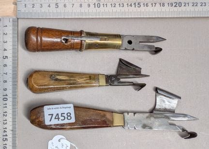 3 rouannes de forestier et tonnelier jolie pièce -