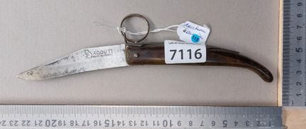 Canif ancien AGOUT France - Dimensions et état voi