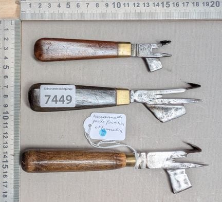 3 rouannes de forestier et tonnelier jolie pièce -