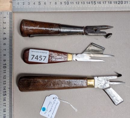 3 rouannes de forestier et tonnelier jolie pièce -
