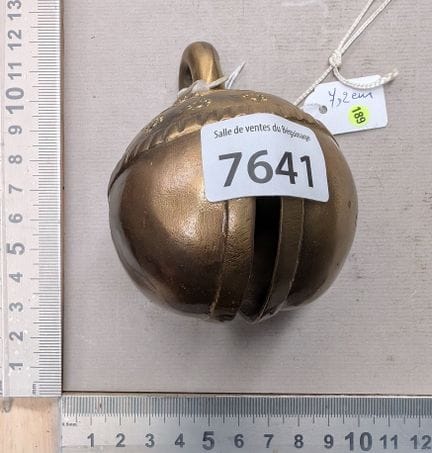 Ancien grelot de fiacre en bronze XVIIIème - Dimen