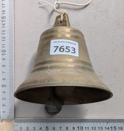Très belle cloche en bronze - Dimensions et état v