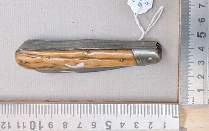 Couteau ancien 4 lames - Dimensions et état voir p