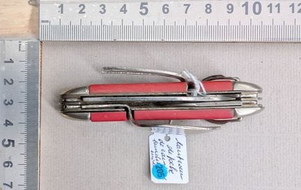 Couteau de poche de camping 4 fonctions (couteau d