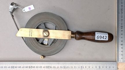 Mètre ruban laiton acier 20 m - Dimensions et état