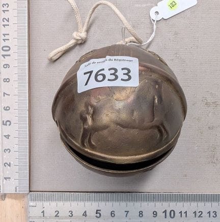 Ancien grelot de fiacre en bronze XVIIIème - Dimen