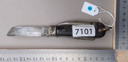 Ancien couteau ABL. 4 fonctions - Dimensions et ét