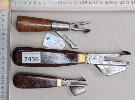 3 rouannes de forestier et tonnelier jolie pièce -