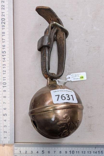 Ancien grelot de fiacre en bronze XVIIIème - Dimen