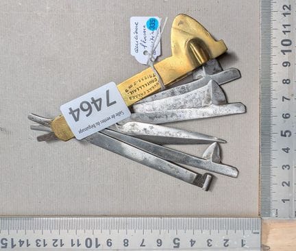 1 flamme de vétérinaire 6 lames DUVET FRERES THIER