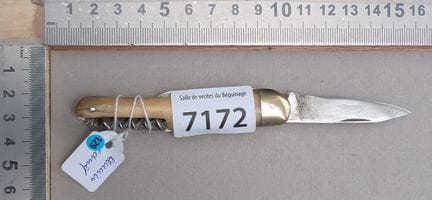 Canif ancien 2 lames - Dimensions et état voir pho