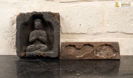 NEPAL, XVIème - XVIIIème siècle.
Chapelle sculptée