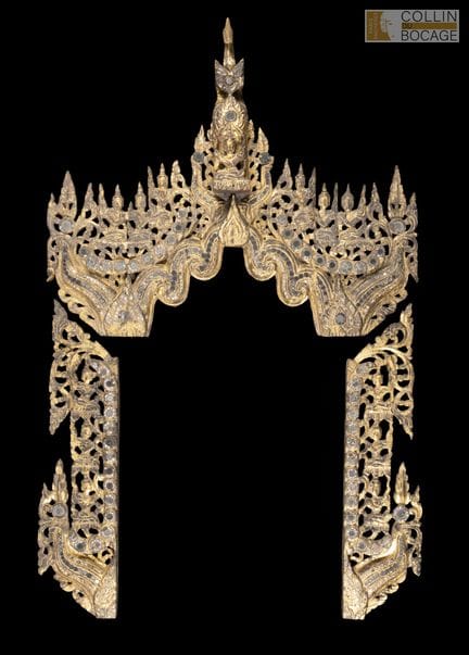 THAÏLANDE, XXème siècle.
Mandorle de bodhisattva e