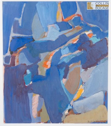Denise DOBIN (1916–2010)
Abstraction 1977
Gouache,