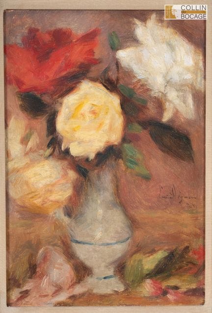 Lucien MIGNON (1865–1944)
Rosen
Holztafel. signier