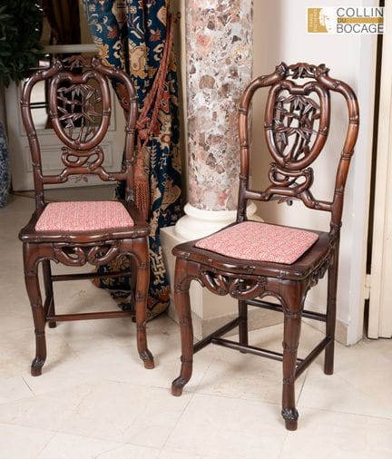 Pair of Chinese chairs