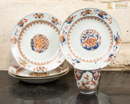 CHINE COMPAGNIE DES INDES  
Teller  und Sorbetbech