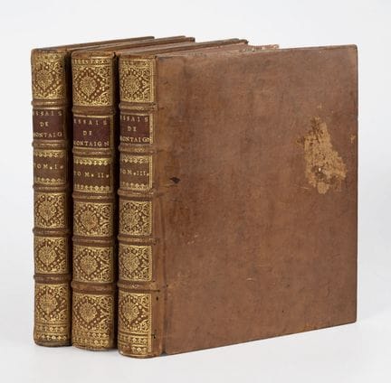 Livre MONTAIGNE (Michel de). Les essais. Londres, 