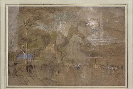 Moderne Schule
Landschaftsskizze
Pastell, Ateliers