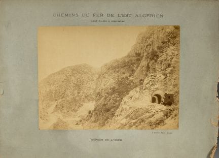 EISENBAHN – ALGERIEN – FOTOGRAFIE – Jean GEISER (1