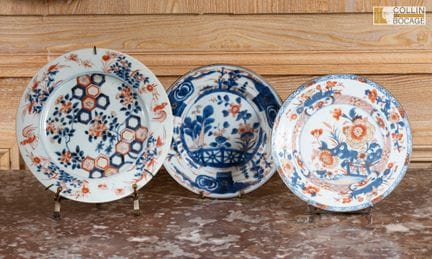 JAPAN and CHINA: Three plates in the Imari and Com