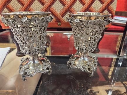 Ottoman Empire, 19th century 
Two glasses with ope