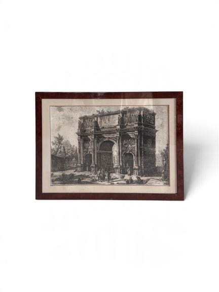 PIRANESE d'apres 
Saint Pierre de Rome et arc de C
