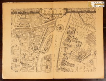 Neuauflage des Pariser Stadtplans von Blondel mit 