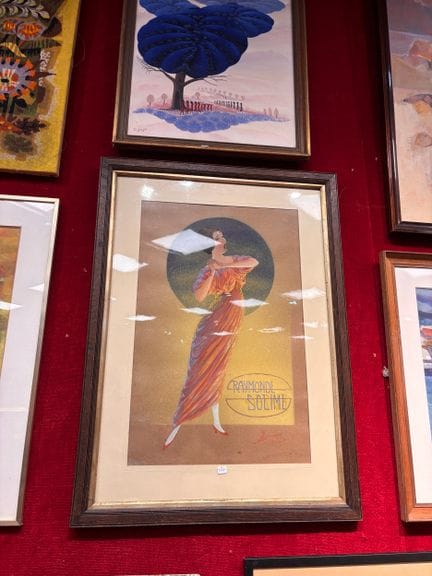 Raymonde Solime, die Sängerin
Gouache, unten recht