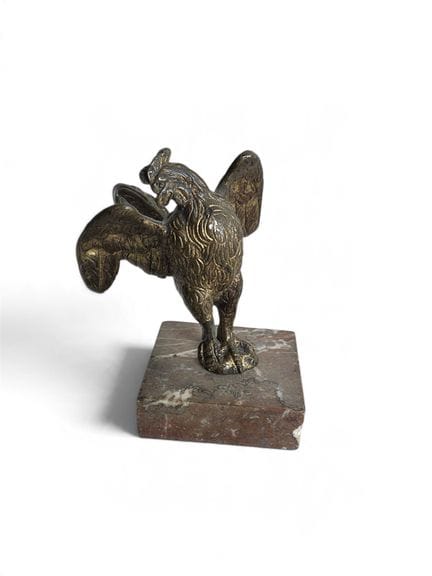 Pair of “Laurent the Magnificent” bookends, signed