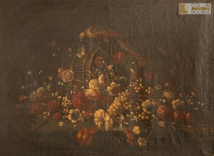 17世纪画派
《鹦鹉花束》。
油画
88.5×120.5 厘米