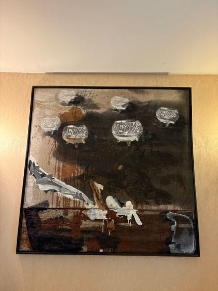 LEGRAND
Abstraction aux chaudrons chinois
toile ma