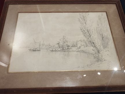 Schule des 19. Jahrhunderts, um 1820
Dorf am Wasse