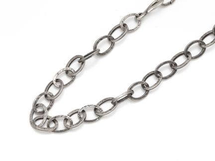 Collier en argent 800 millièmes, composé de maillo