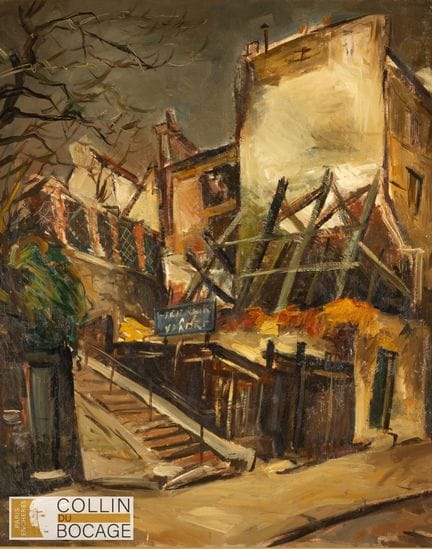 Roger BERTIN (1915-2003)
Montmartre, terreno en ve