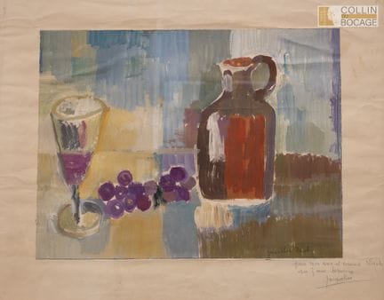 Jacqueline TAIEB
Vino y uvas
gouache
36,5 x 48 cm