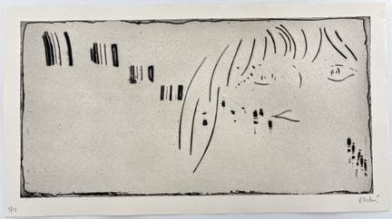 “*”奥利维耶·德布雷（1920-1999）
无题
纸上版画，右下角签名，左下角标注编号 5/15
