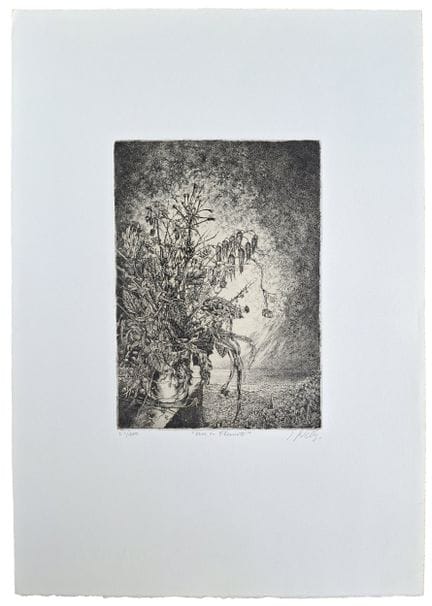让-皮埃尔·维利（1943-1990）
《花瓶》
纸本蚀刻版画，右下角签名，底部中央标有标题，左下角