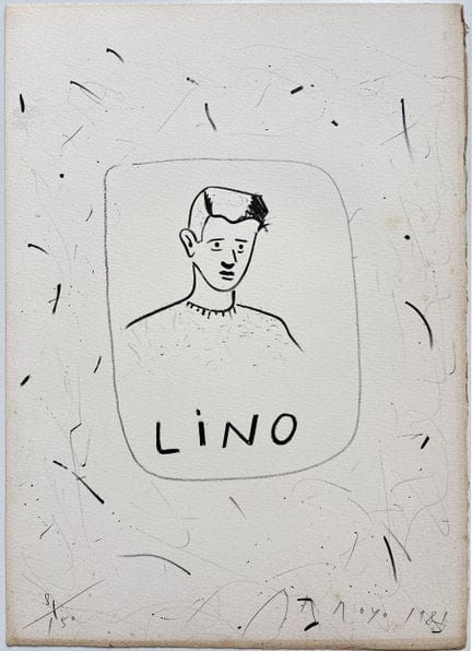 爱德华多·阿罗约（1937-2018）
《亚麻布》，1981年
纸本石版画，右下角签名，编号为8/1