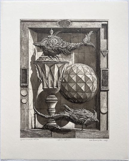 埃里克·德马齐耶（Erik DESMAZIERES，生于1948年）
《被囚的球体》，2009年
蚀