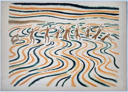 “*” André BRASILIER (French, born in 1929)
Reflect