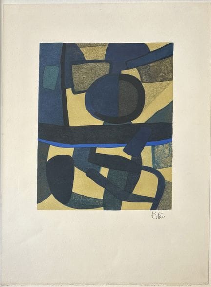 莫里斯·埃斯特韦（1904-2001）
《卢马帕》，1969年
签名彩色石版画
53 x 37.5 