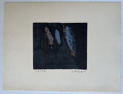 “*”阿兰·德·拉·布尔多内（1930-2016）
《三王之夜》，1968
彩色纸本蚀刻与压花版画，