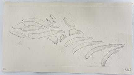 “*”奥利维耶·德布雷（1920-1999）
无题
纸上版画，右下角签名，左下角标注编号 5/15
