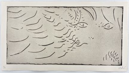 “*”奥利维耶·德布雷（1920-1999）
无题
纸上版画，右下角签名，左下角标注编号 1/15
