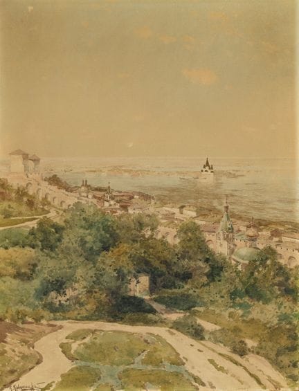 KONSTANTIN KRYZHITSKY (UKRAINIEN-RUSSE, 1858-1911)