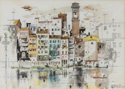 EDWARD MUEGGE BUCK SCHIWETZ (AMERICANO, 1898-1984)