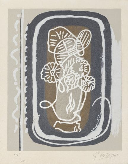 GEORGES BRAQUE (FRANÇAIS, 1882-1963)
Bouquet de fl