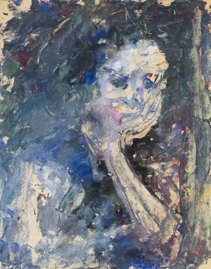 ANATOLY ZVEREV (RUSSE, 1931-1986) 
Élégie, 1956
aq